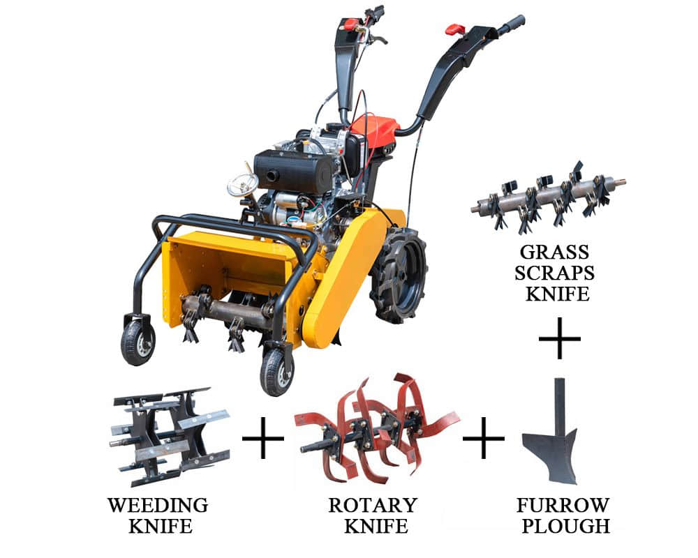 Four-Wheel Drive Weeder Machine
