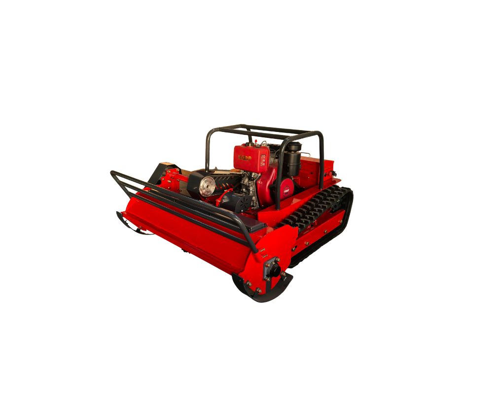 Remote Control Weeder Machine with grass crushing function