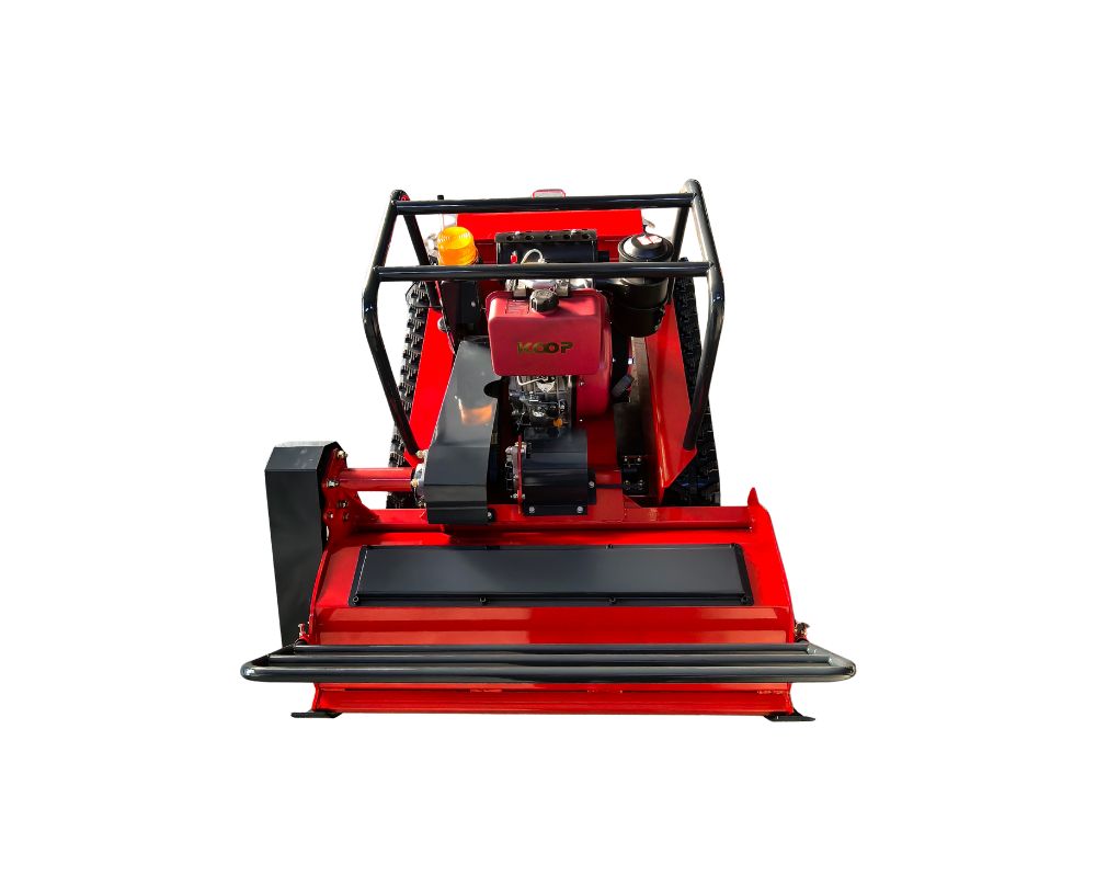 Remote Control Weeder Machine with grass crushing function