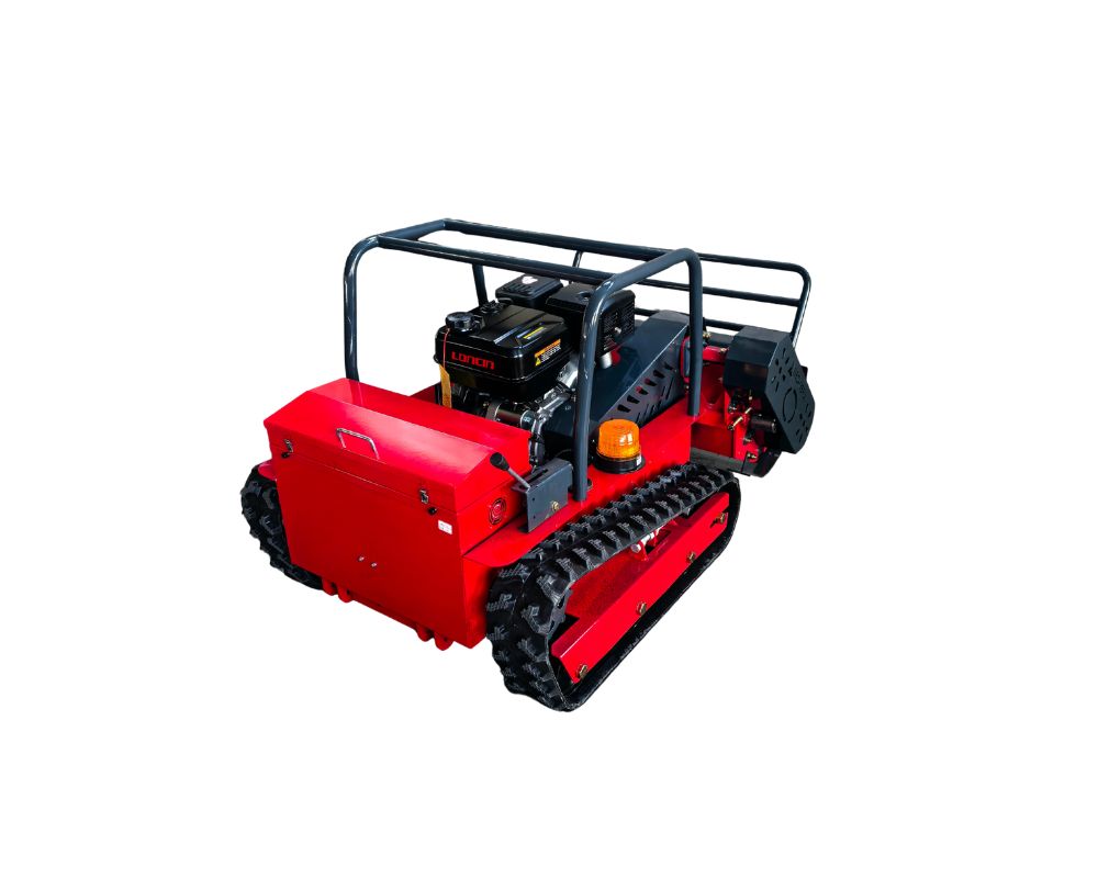Remote Control Weeder Machine with grass crushing function